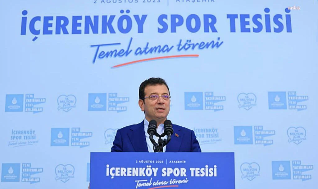 İmamoğlu, İçerenköy Spor Tesisi'nin Temel Atma Töreninde Konuştu: "Mesele İşi Yapabilme...
