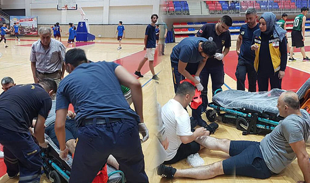 Maç Bitti, Kavga Başladı, Ayak Bileğini Kırdı