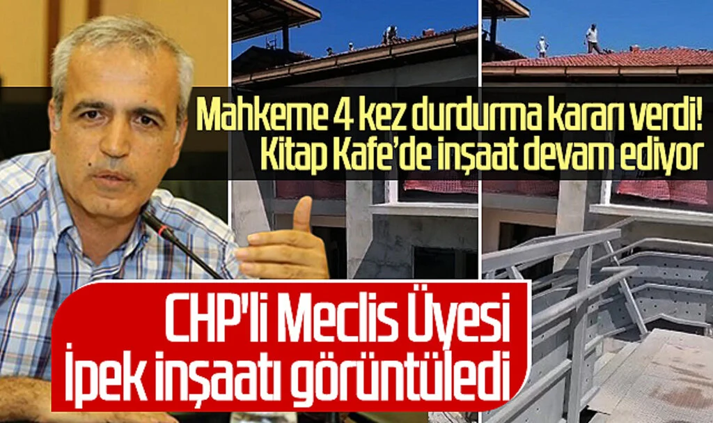 Mahkeme 4 kez durdurma kararı verdi! Samsun'daki o inşaat devam ediyor! CHP'li Meclis Üyesi Hasan İpek inşaatı görüntüledi...