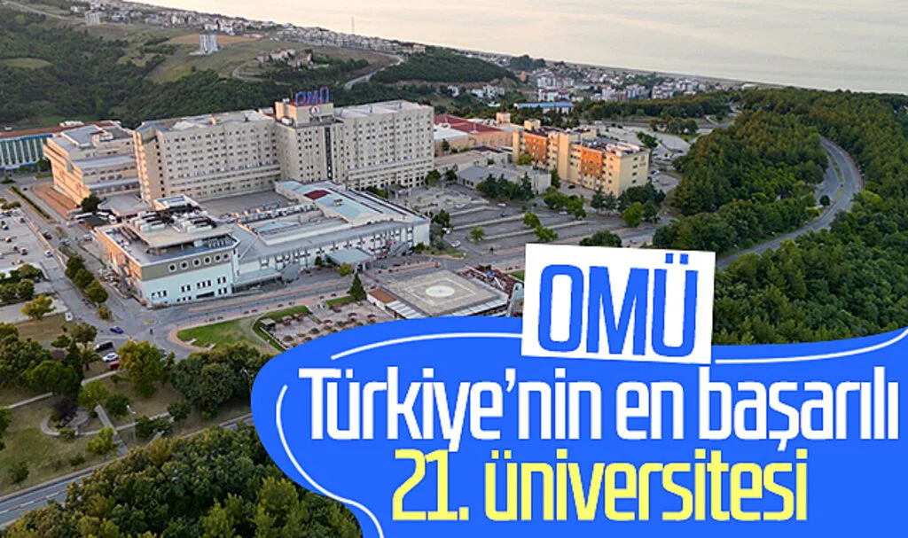 OMÜ Türkiye'nin en başarılı 21. üniversitesi