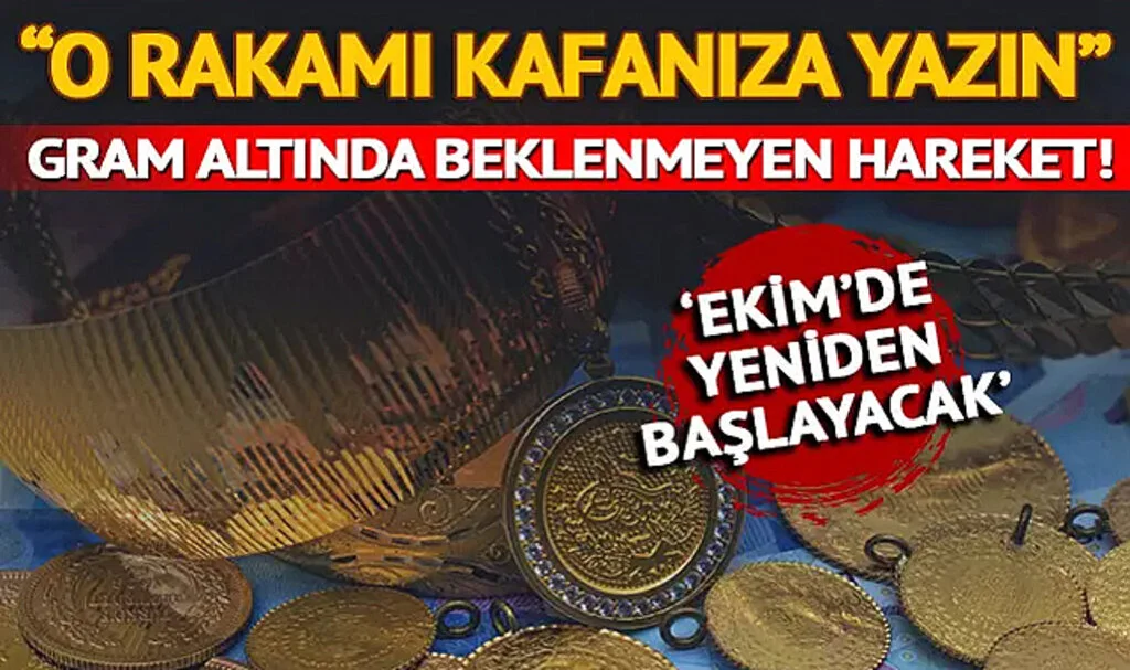 “Önümüzdeki yıl gram altın fiyatını 2500 TL olarak kafanıza yazın” İslam Memiş altın fiyatları için yeni tahmini bu sözlerle duyurdu: Ekim ayına dikkat!