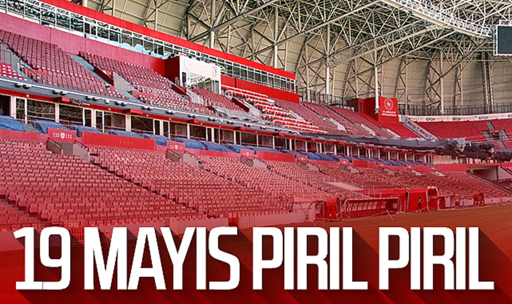 Samsun 19 Mayıs Stadyumu pırıl pırıl