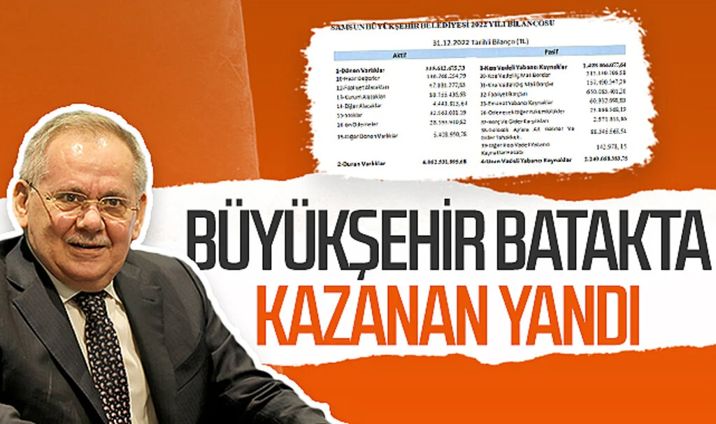 Samsun Büyükşehir Belediyesi batakta, kazanan yandı