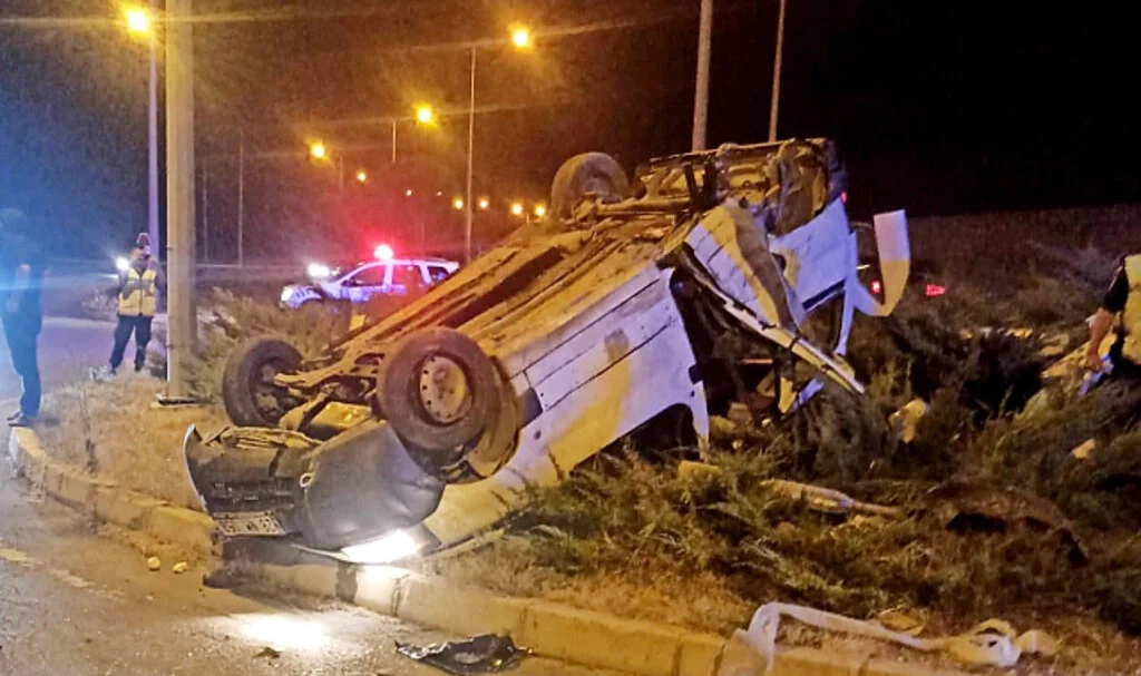 Samsun'da Aşırı Hız Kaza Yaptırdı  