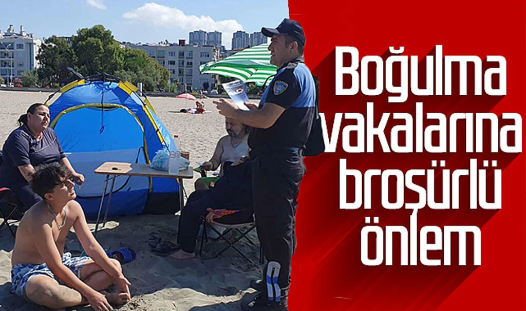 Samsun'da boğulma vakalarına broşürlü önlem