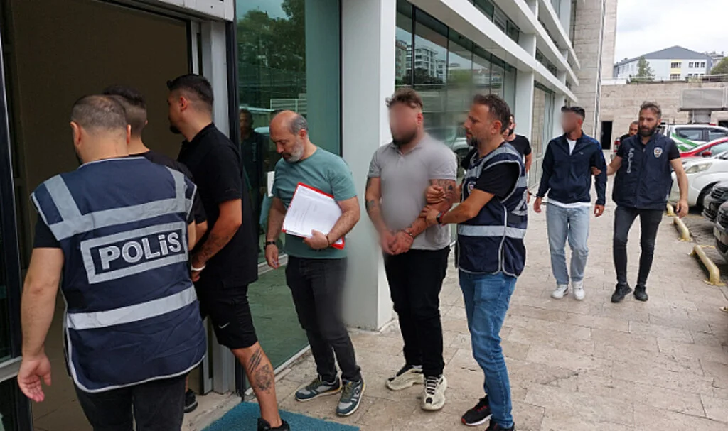 Samsun'da Gaspçılar Yargı Önünde