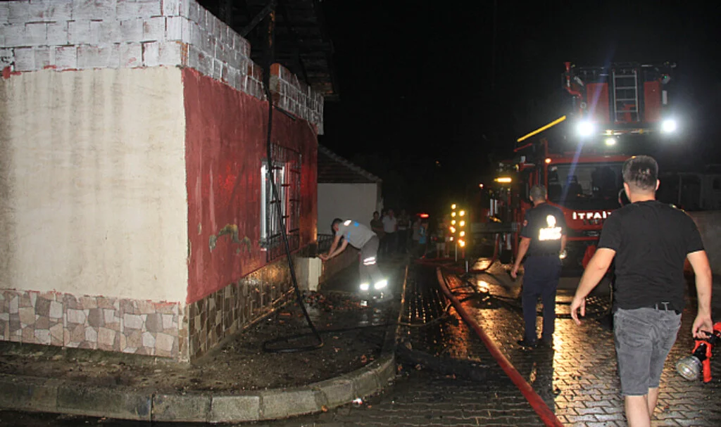 Samsun’da korkutan yangın: 1 yaralı