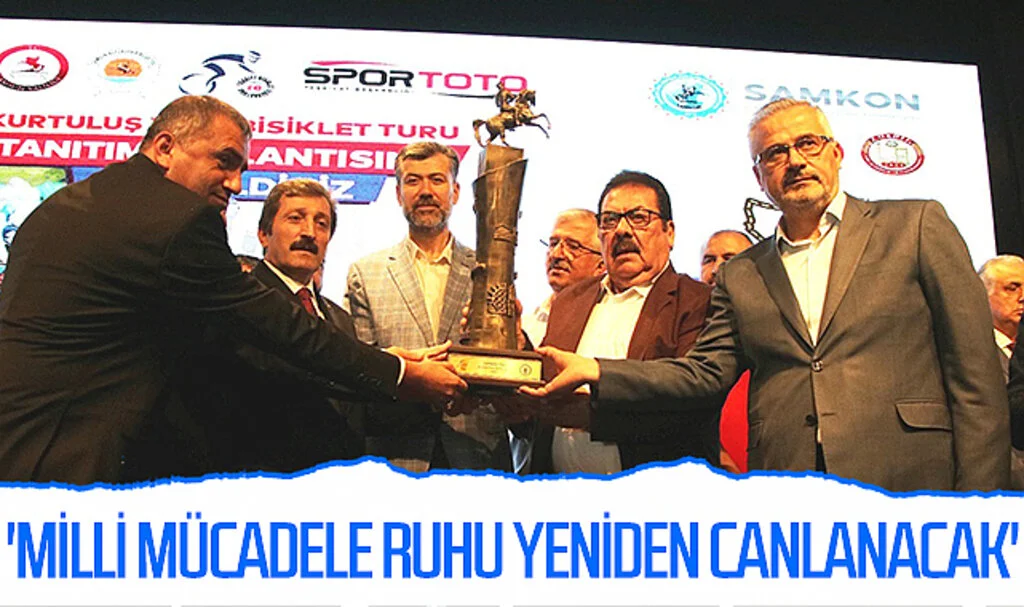 Samsun'da Kurtuluş Yolu Bisiklet Turu lansmanı yapıldı