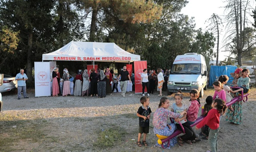 Samsun'da mevsimlik tarım işçilerine sağlık taraması