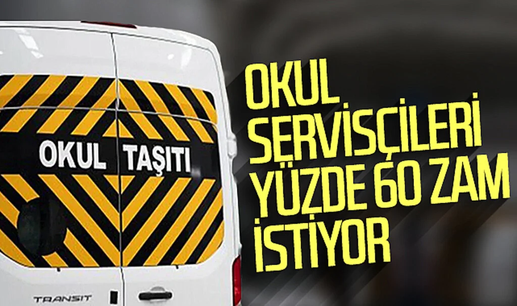 Samsun'da okul servisçileri yüzde 60 zam istiyor