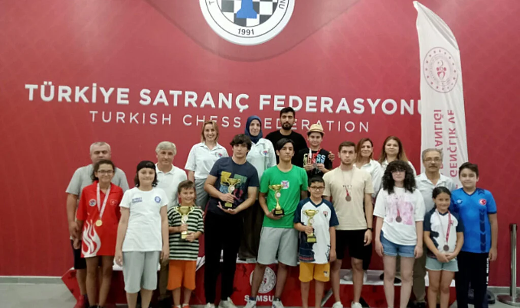 Samsun'da Satranç turnuvası sona erdi