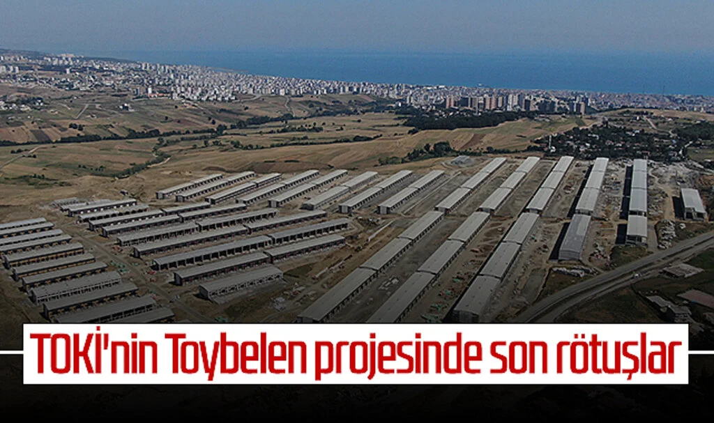 Samsun'da TOKİ'nin Toybelen projesinde son rötuşlar 