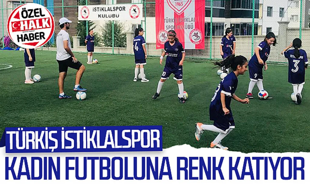 Samsun'da Türkiş İstiklalspor Kulübü, kadın futboluna renk katıyor
