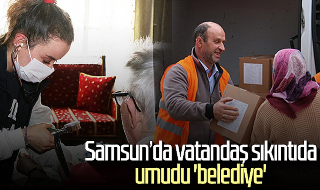 Samsun'da vatandaş sıkıntıda umudu 'belediye'
