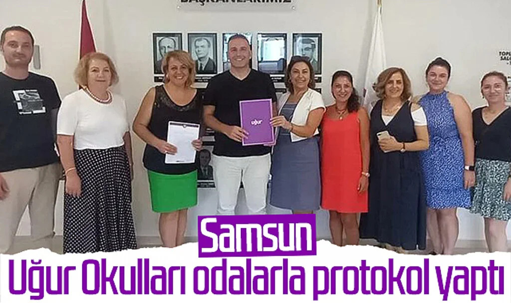 Samsun Uğur Okulları odalarla protokol yaptı