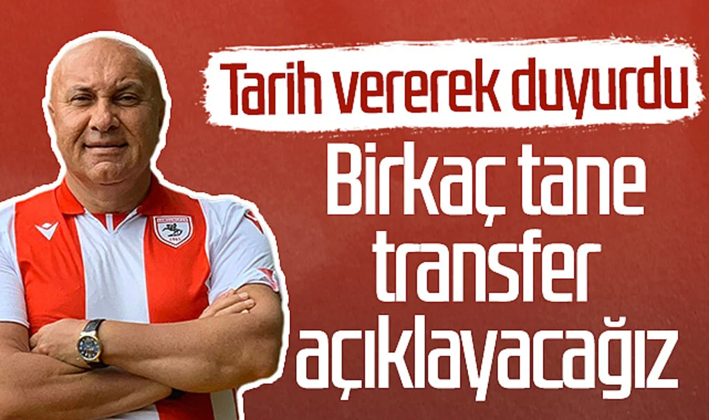 Samsunspor Başkanı Yüksel Yıldırım tarih vererek duyurdu: Birkaç tane transfer açıklayacağız