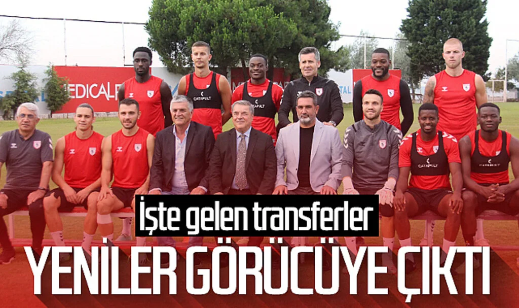Samsunspor'da yeniler görücüye çıktı! İşte gelen transferler...