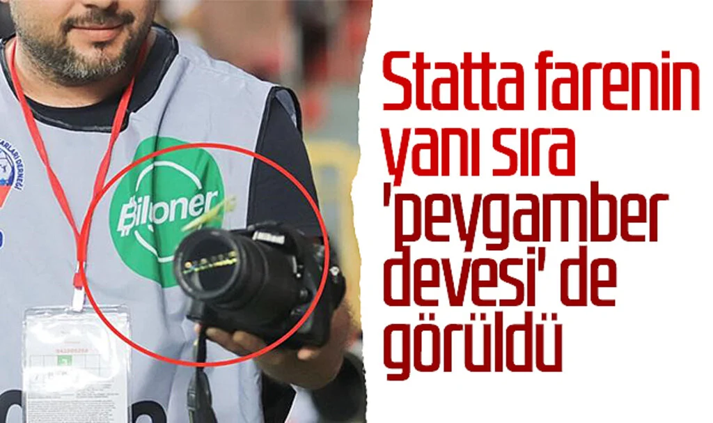 Samsunspor - Fenerbahçe maçında statta farenin yanı sıra 'peygamber devesi' de görüldü
