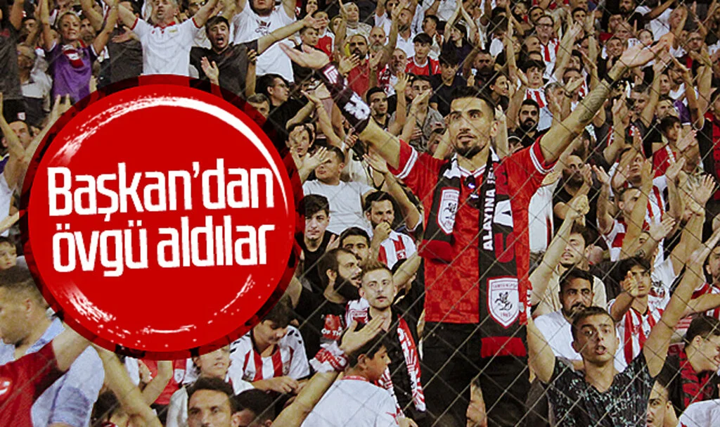 Samsunspor taraftarı Başkan Yüksel Yıldırım’dan övgü aldı