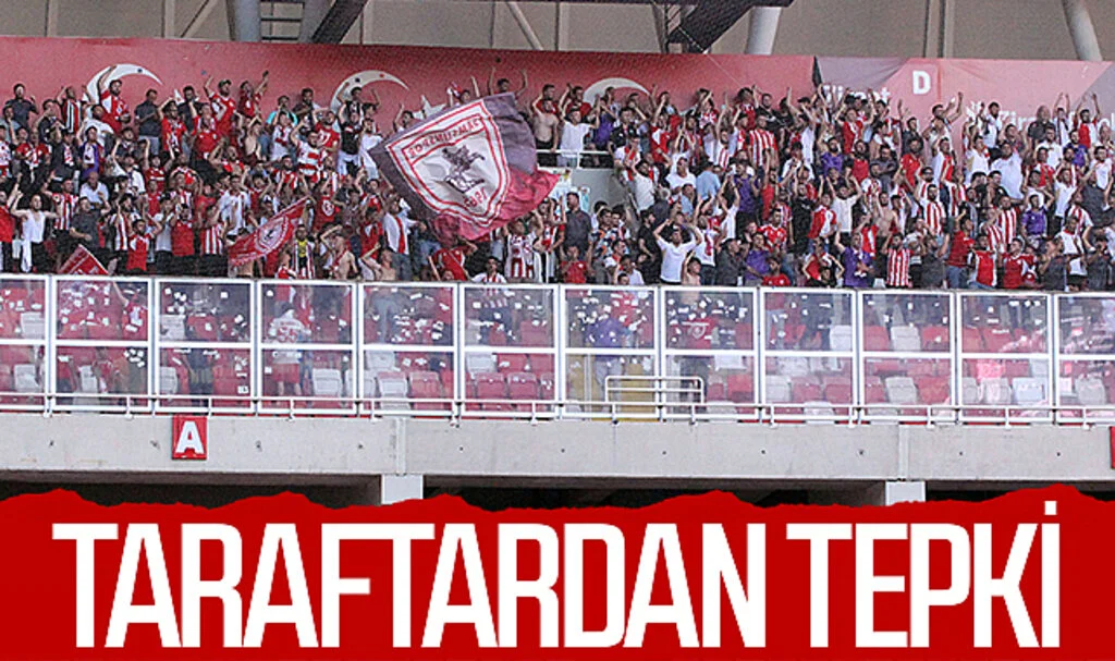 Samsunspor taraftarından tepki