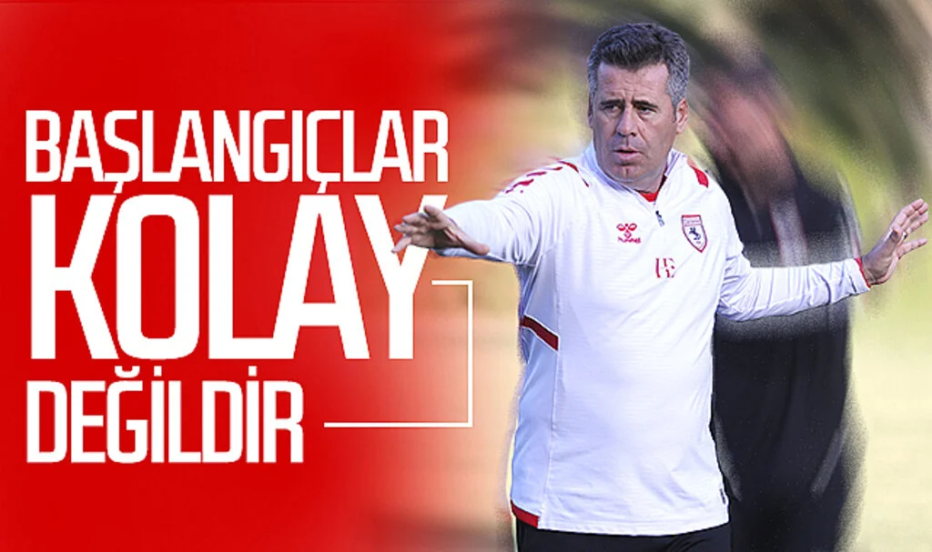 Samsunspor Teknik Direktörü Hüseyin Eroğlu: Başlangıçlar kolay değildir