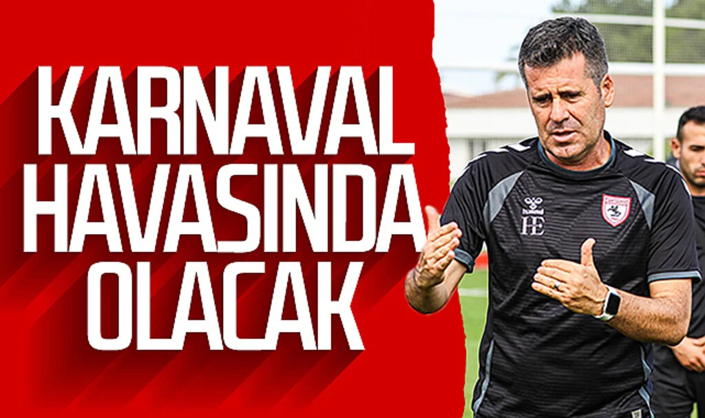 Samsunspor Teknik Direktörü Hüseyin Eroğlu: Fenerbahçe maçı karnaval havasında olacak