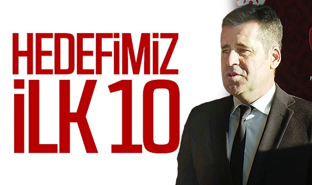 Samsunspor Teknik Direktörü Hüseyin Eroğlu: Hedefimiz ilk 10
