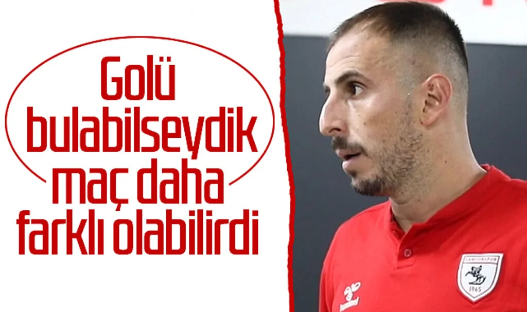 Samsunsporlu Zeki Yavru, Fenerbahçe maçının ardından konuştu: Golü bulabilseydik maç daha farklı olabilirdi