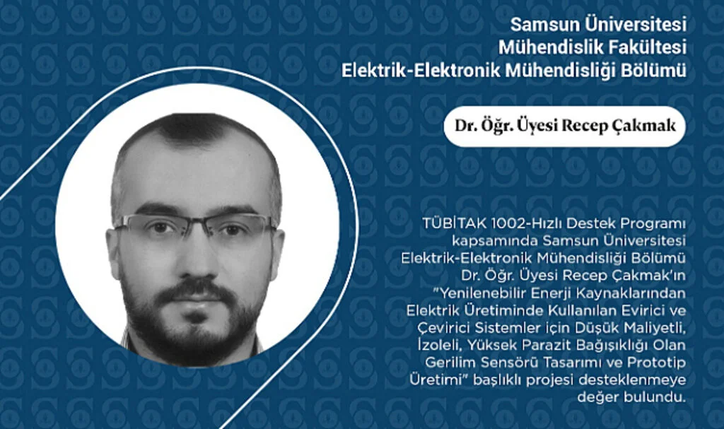 SAMÜ'lü Öğretim Üyesinin TÜBİTAK Proje Başarısı 