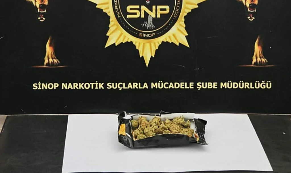 Sinop’ta Şüpheli Şahıstan Esrar Çıktı