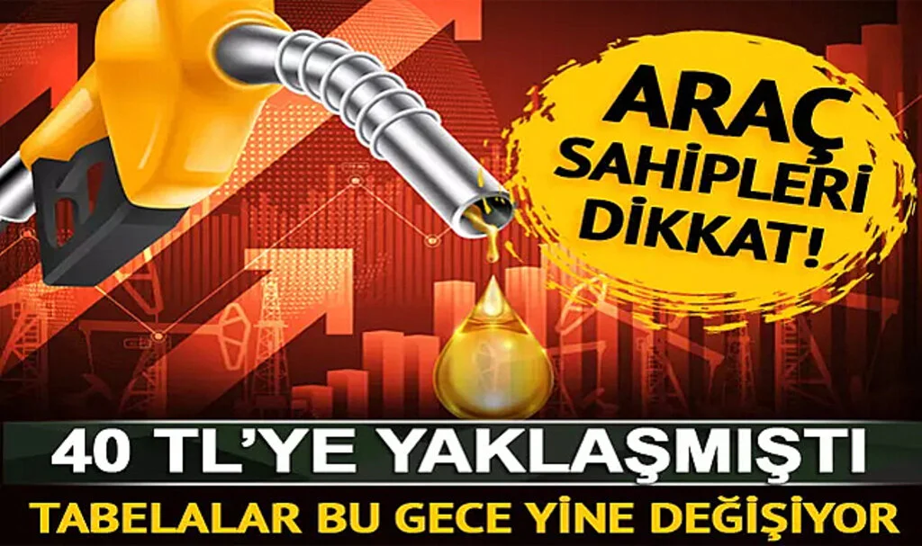 SON DAKİKA | Akaryakıtta yeni zam haberi: Bu gece 40 TL'ye dayanacak... 15 Ağustos 2023 güncel benzin ve motorin fiyatı