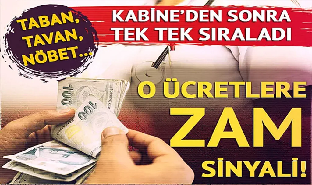 Tavan, Taban ve Nöbet Ücretlerine Düzenleme Mesajı! Bakan Koca Tek Tek Sıraladı
