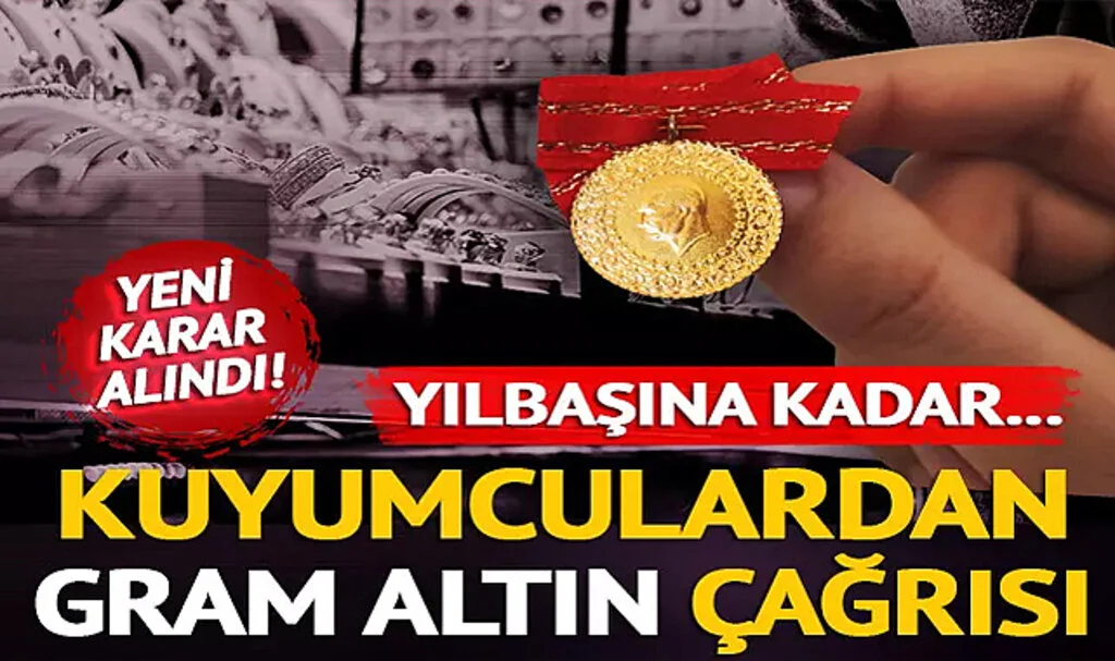 Üretimi durdurma kararı alınmıştı: Elinde 1 gramdan az altını olanlar ne yapacak? Kuyumculardan gram altın çağrısı…