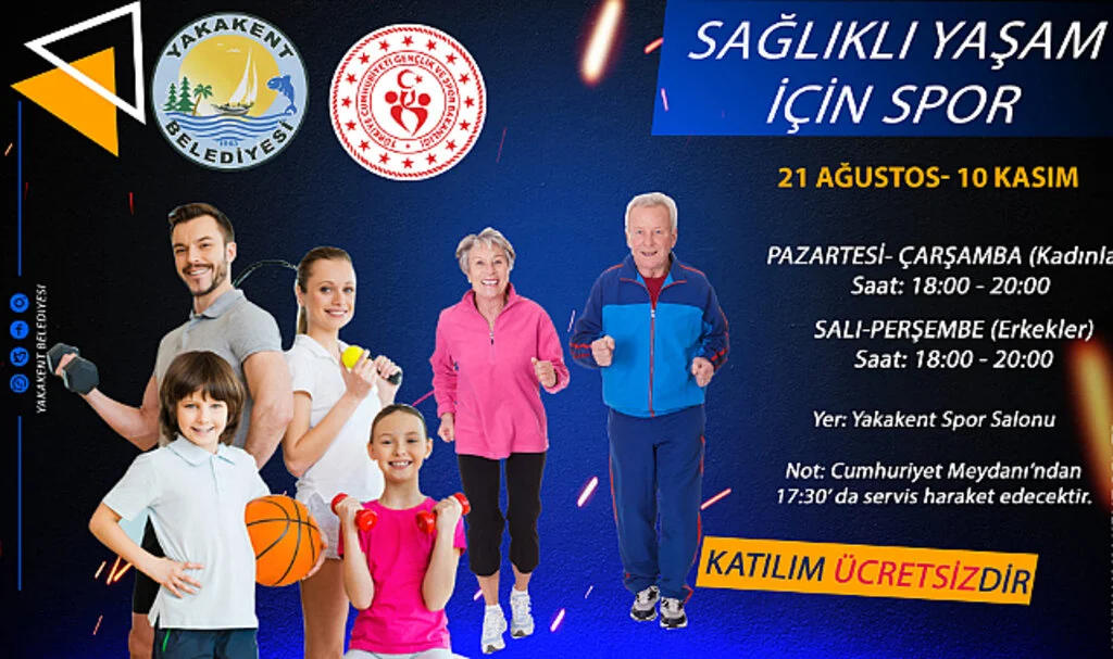 Yakakent'te Sağlıklı Yaşam İçin Spor Etkinliği Düzenlendi