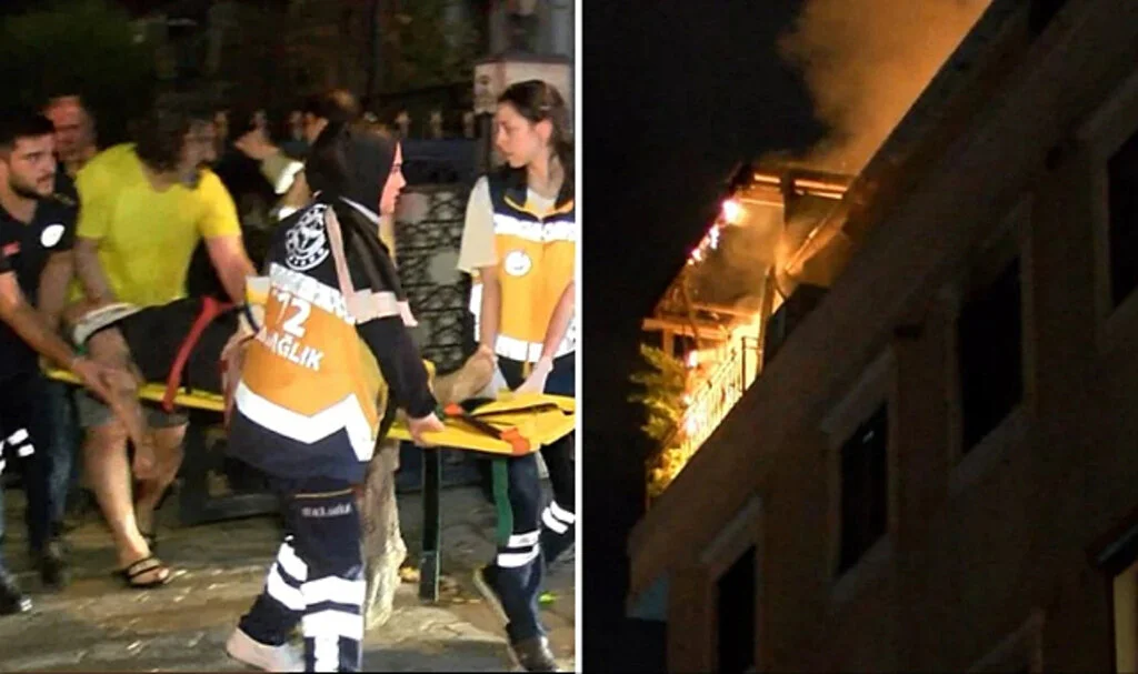 Yangından Kurtulmak İçin Binanın 3. Katından Atlayan Kadın Hayatını Kaybetti