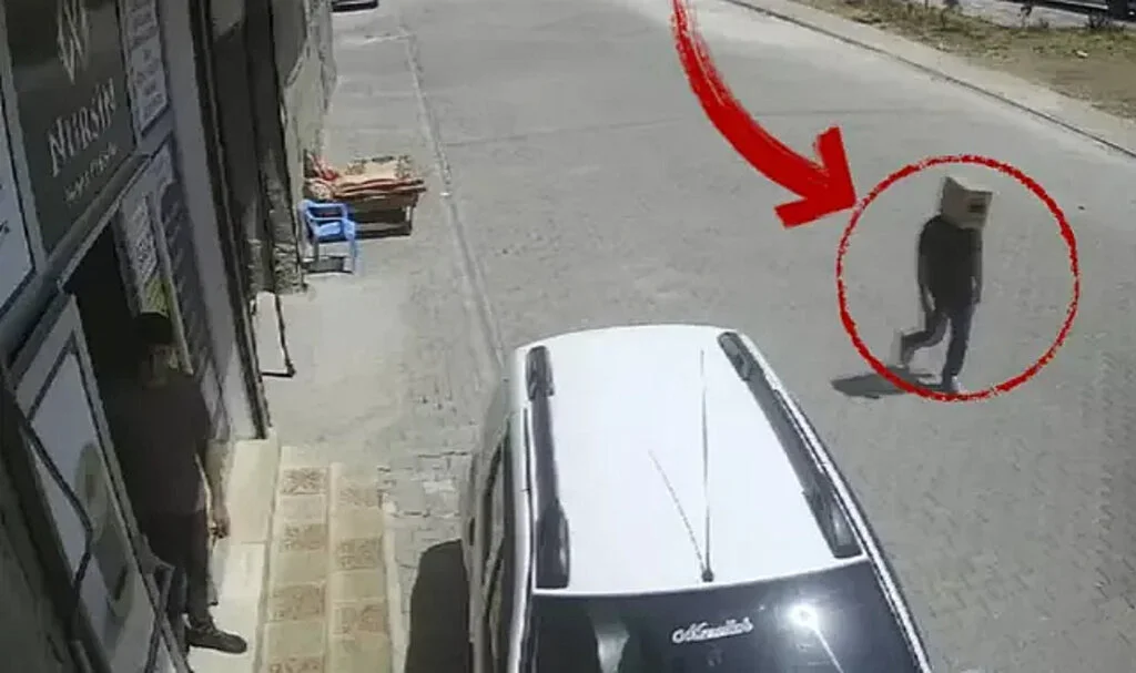 Yer: Mardin! Gören Şaşkına Döndü, Başında Karton Kutuyla Dolaştı: Sebebi ise...