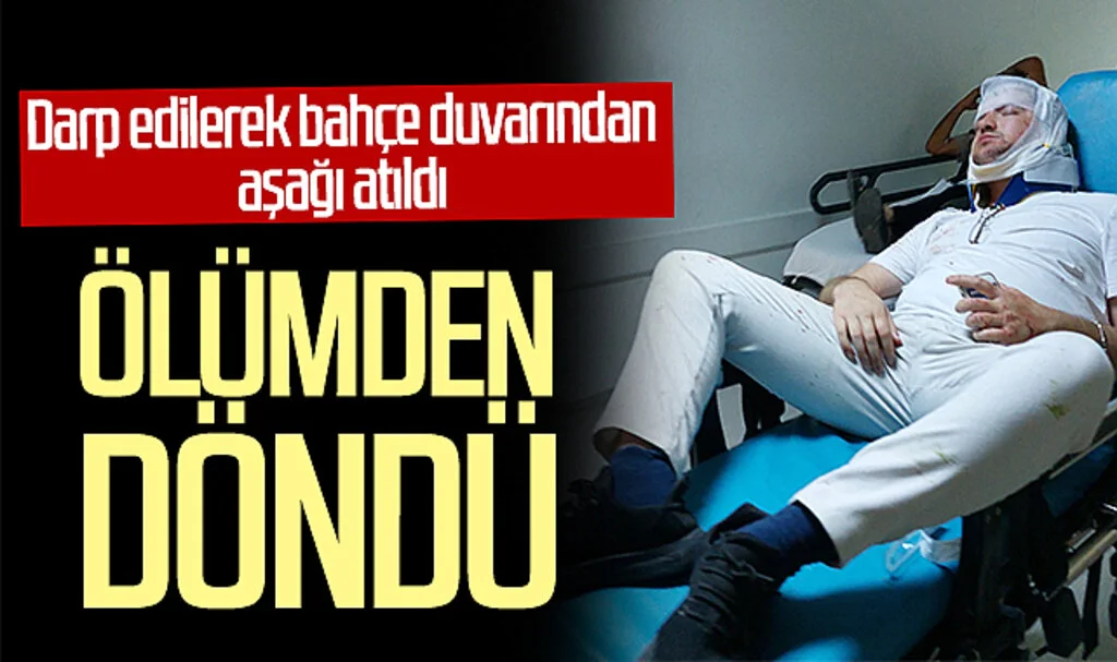 Yer Samsun: Darp edilerek bahçe duvarından aşağı atıldı! Ölümden döndü...