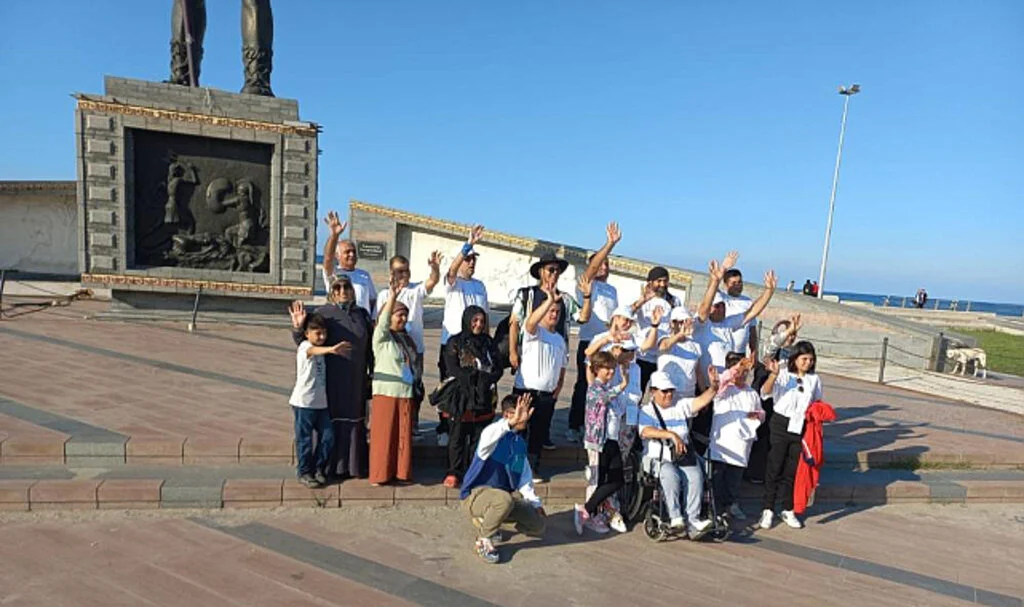 Adıyaman Belediyesi'nden Gelen Özel Eğitim Öğrencileri Samsun’u Gezdi