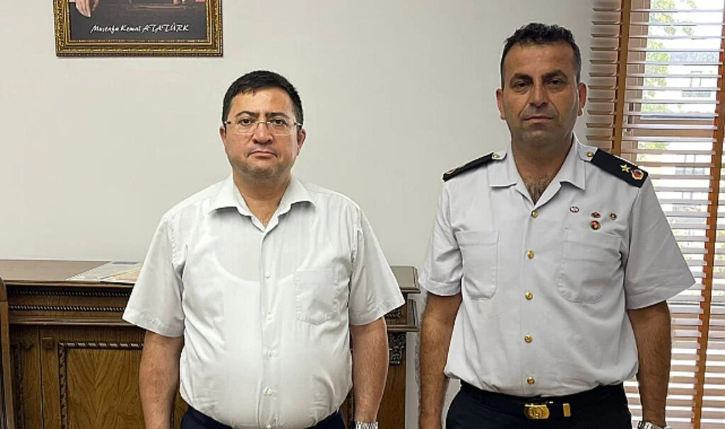 Alaçam Jandarma Komutanı Görmez binbaşılığa terfi etti