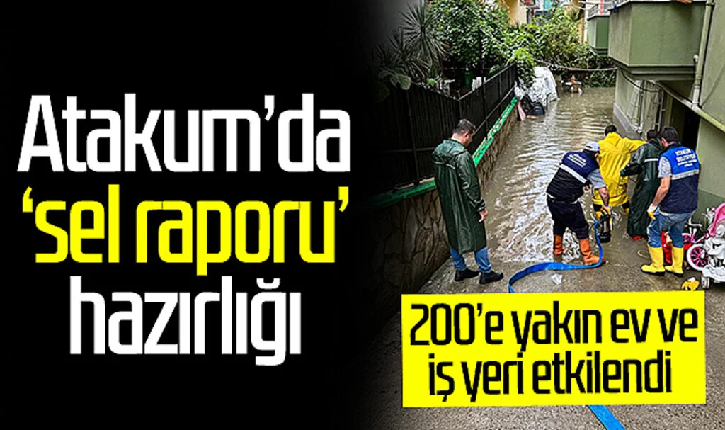 Atakum Belediyesi’nden ‘sel raporu’ hazırlığı! 200’e yakın ev ve iş yeri etkilendi... 