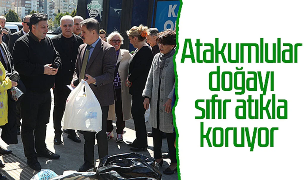 Atakumlular, doğayı sıfır atıkla koruyor