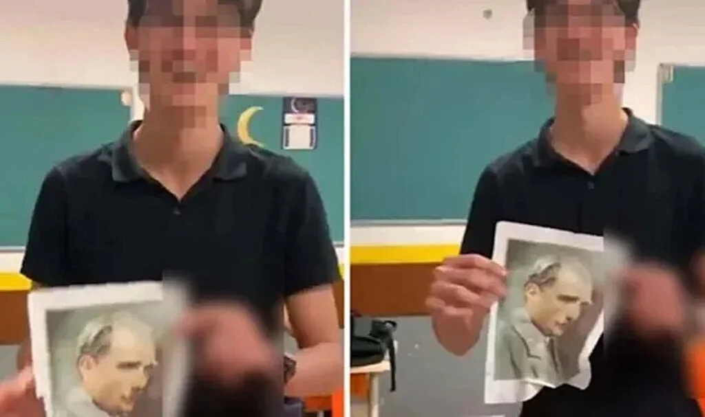 Atatürk Fotoğrafıyla Yaptığı Hareket İnfial Yaratmıştı: Gözaltına Alındı