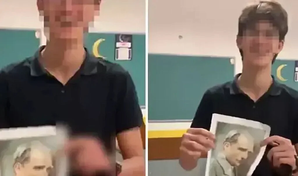 Atatürk'ün fotoğrafına çirkin hareketler yapan lise öğrencisinin ifadesi ortaya çıktı