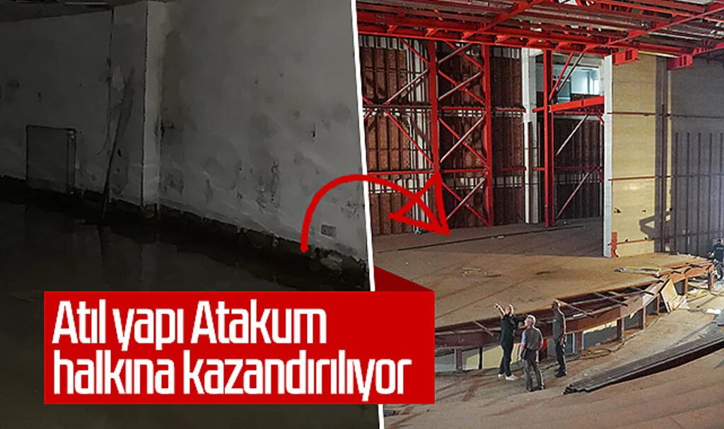 Atıl yapı Atakum  halkına kazandırılıyor