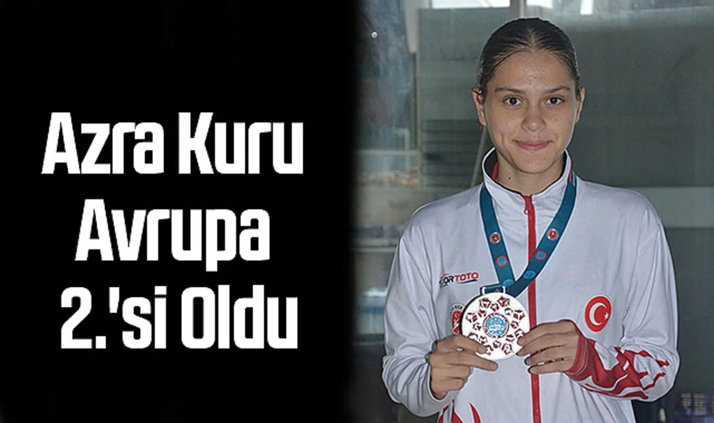Azra Kuru Avrupa 2.'si Oldu