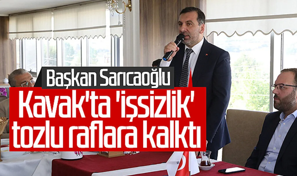 Başkan İbrahim Sarıcaoğlu: Kavak'ta 'işsizlik' tozlu raflara kalktı