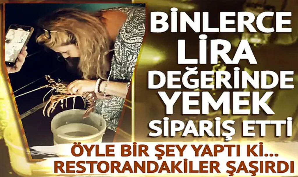 Binlerce lira değerinde ıstakoz sipariş etti! Bir anda ayağa kalkıp canlı ıstakozu denize geri bıraktı... Restorandakiler şaşkınlıkla izledi