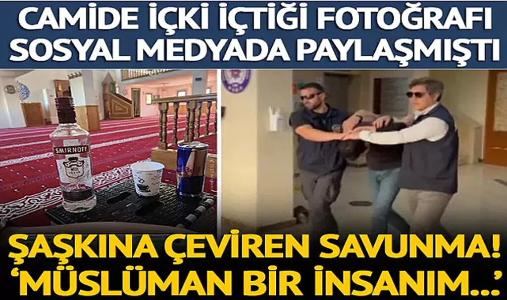Camide içki içip fotoğraf paylaşmıştı! Skandal olay için şaşkına çeviren savunma: 'Müslüman bir insanım...'