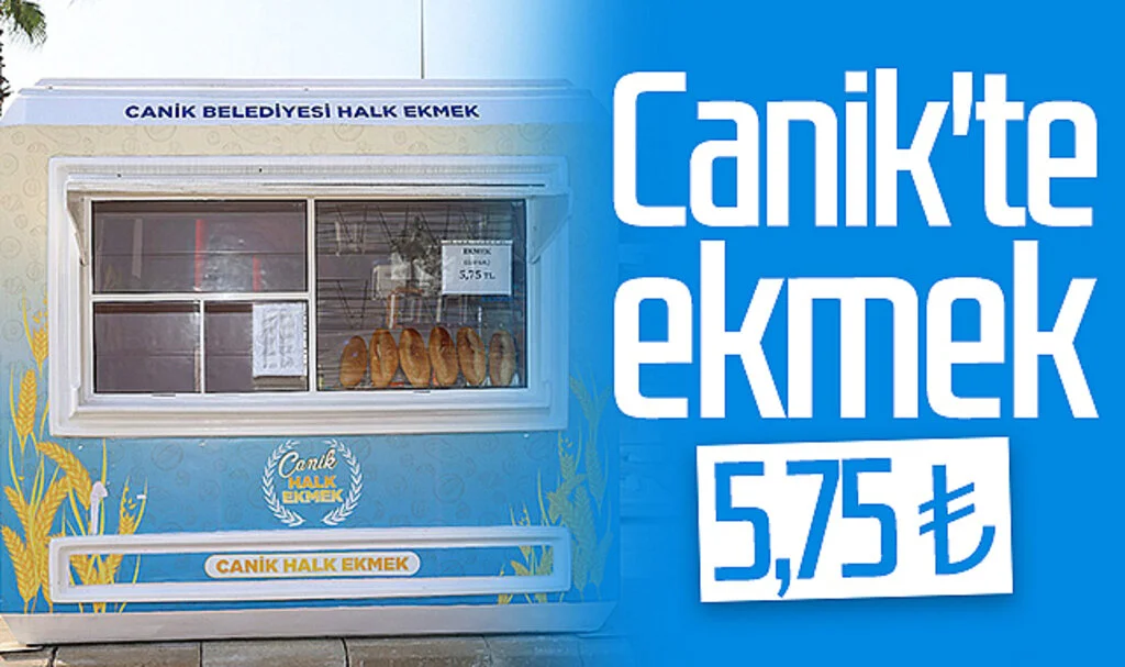 Canik'te ekmek 5,75 lira