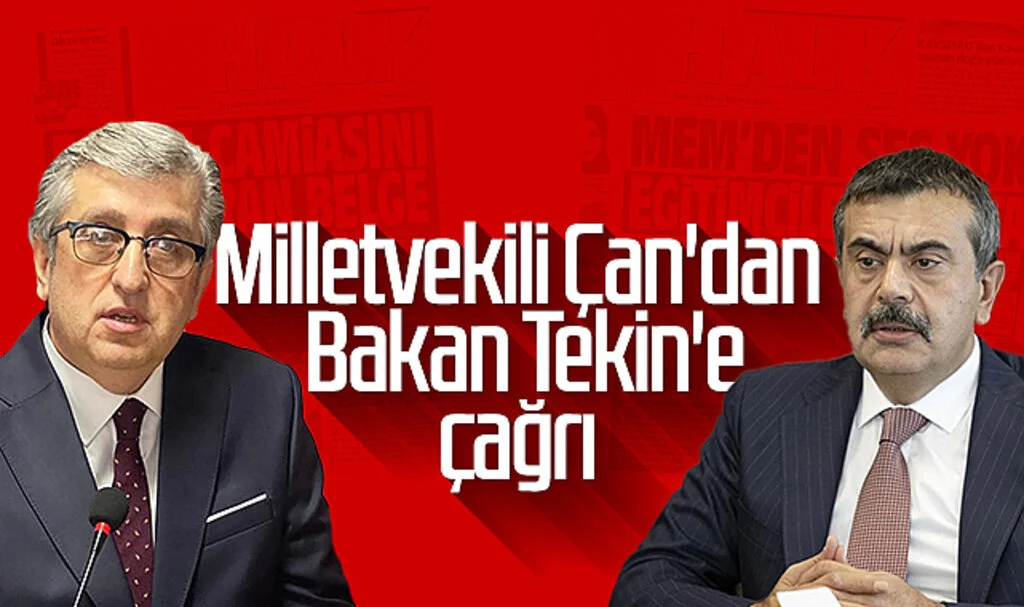 CHP'li Murat Çan Samsun'daki özel okulda yaşanan olayla ilgili Bakan Yusuf Tekin'e çağrı yaptı